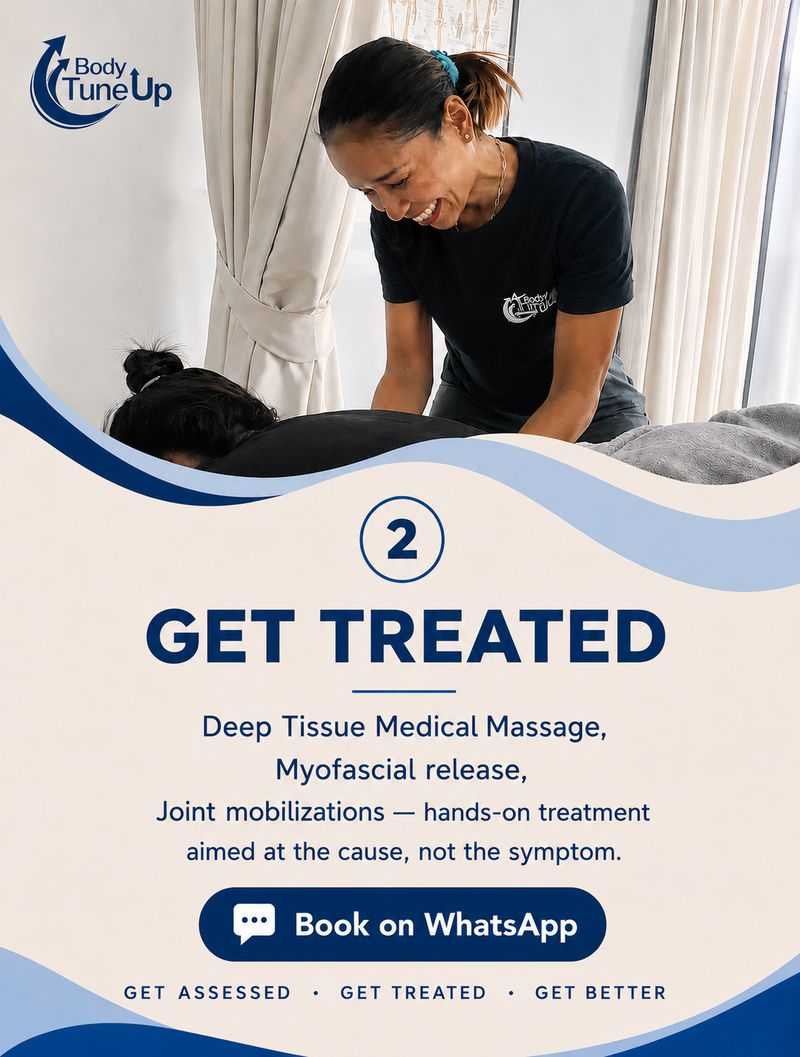 Client relaxing during a recovery-focused treatment